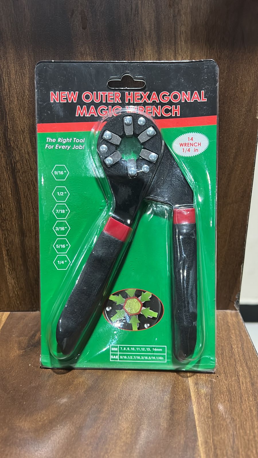 9062 Multi-Function Hexagon Universal Wrench Adjustable Bionic Plier Spanner Repair Hand Tool (Small) Single Sided Bionic Wrench Household Repairing Wrench Hand Tool DeoDap 9062 Multi-Function Hexagon Universal Wrench Adjustable Bionic Plier Spanner Repair Hand Tool (Small) Single Sided Bionic Wrench Household Repairing Wrench Hand Tool DeoDap